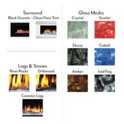 Primo 60" Linear Gas Fireplace - Heat & Glo -DIMPLEX Sales Store options primo gas fireplace 31637.1565032854