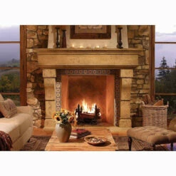 The Palacio - Concrete Fireplace Surround