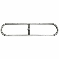 The Outdoor Plus Stainless Steel Racetrack Gas Fire Pit Burner