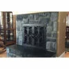 Rancho Santa Fe Rectangular Fireplace Door - Wrought Iron