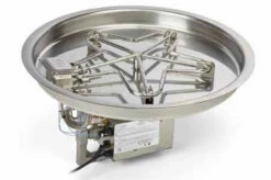 25" Round Bowl Pan Penta Burner Fire Pit Insert Hi/Lo – Electronic Ignition - HPC