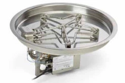 19" Round Bowl Pan Penta Burner Fire Pit Insert Hi/Lo β Electronic Ignition - HPC