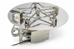18" Flat Bowl Pan Penta Burner Fire Pit Insert – Electronic Ignition - HPC