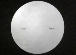 FPC50C 50” Circular 3/16" Brushed Aluminum Fire Pit Cover + 2 Handles | Warming Trends