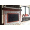 San Luis Rey Rectangular Fireplace Door - Wrought Iron