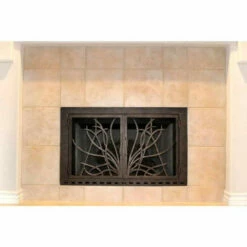 Saratoga Rectangular Fireplace Door - Wrought Iron -DIMPLEX Sales Store saratoga 16 rectangular fireplace door web3 40330.1574812996