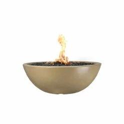 Sedona Concrete Fire Pit | The Outdoor Plus -DIMPLEX Sales Store sedona outdoor fire pit brown 04711.1600237769
