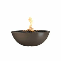 Sedona Concrete Fire Pit | The Outdoor Plus -DIMPLEX Sales Store sedona outdoor fire pit chocolate 78163.1600237769