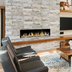 FORTY8 Slim-Line Built-In Linear Fireplace - Solas