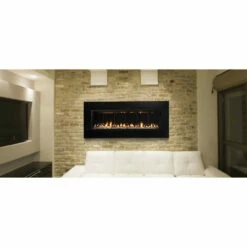 FORTY6 - Solas Wall Mounted Direct Vent Linear Fireplace -DIMPLEX Sales Store solas forty6 fireplace high gloss surround 2 web 54448.1580945118