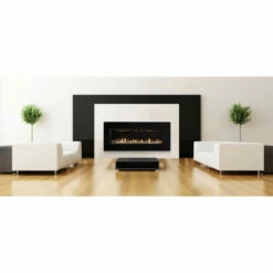 FORTY6 - Solas Wall Mounted Direct Vent Linear Fireplace -DIMPLEX Sales Store solas forty6 fireplace high gloss surround 3 web 28958.1580945118