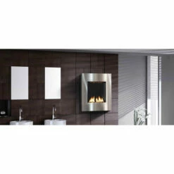 ONE6 - Solas Wall Mounted Direct Vent Linear Fireplace