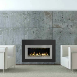 Satin Black And Steel Grey Surround 40" X 25" For Solas Twenty6 FI