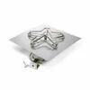 24" Square Flat Pan Penta Burner Fire Pit Insert - Match Lit Ignition - HPC