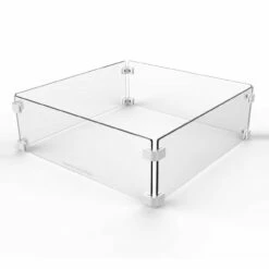 The Outdoor Plus Glass Wind Guard -DIMPLEX Sales Store square wind glass guard 1024x1024 03930.1600092410