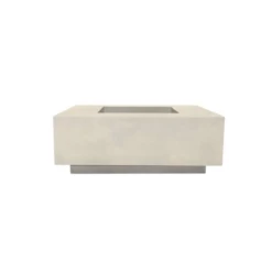 Tavola 3 Square Concrete Fire Pit 48" X 48" -DIMPLEX Sales Store tavola 3 fire table coastal color web 14915 41263.1673985994
