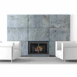 Trabuco Rectangular Fireplace Door - Wrought Iron -DIMPLEX Sales Store trabuco 22 rectangular fireplace door web4 95966.1575308417