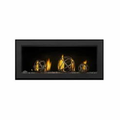 Vector 38" Single-Sided Linear Gas Fireplace - Napoleon -DIMPLEX Sales Store vector lv38 straight topaz glass standard barrier black web 01369.1638277210