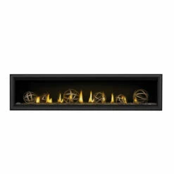 Vector 74" Single-Sided Linear Fireplace - Napoleon -DIMPLEX Sales Store vector lv74 wrought iron globes topaz glass embers premium safety barrier web 21528.1638280291